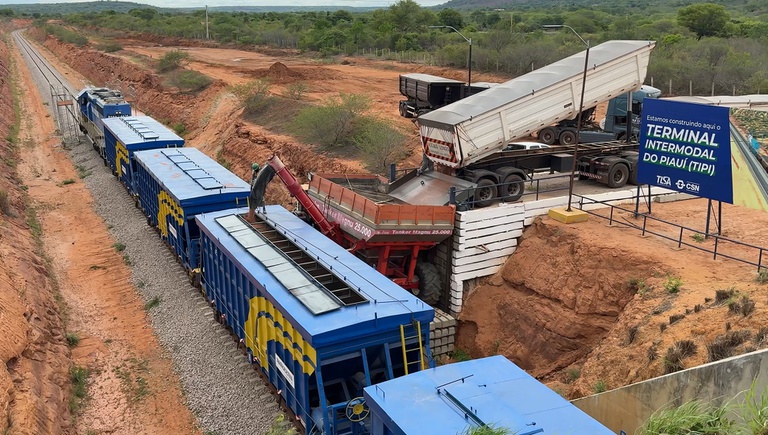 Transnordestina recebe 33 mil toneladas de trilhos e avança com impacto