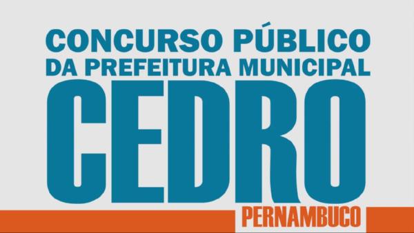 Prefeitura de Cedro anuncia concurso público com diversas vagas e inscrições a partir de maio