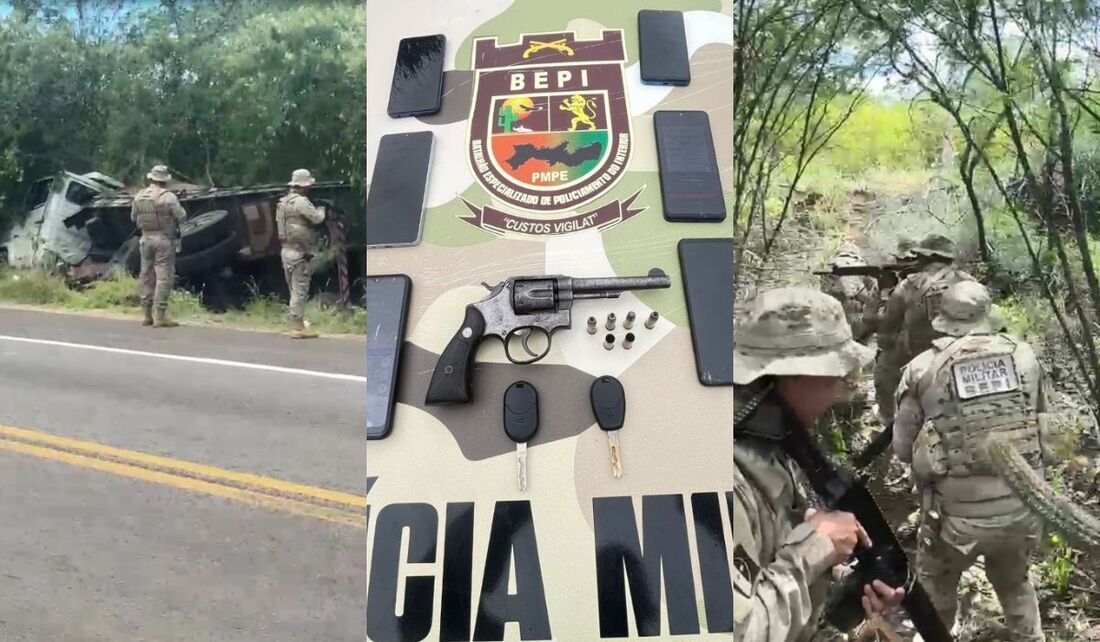 Salgueiro: confronto entre polícia e suspeitos de roubo de cargas termina com um morto e dois presos