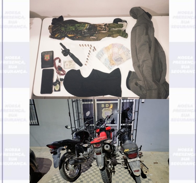 CASAL É PRESO PELA POLÍCIA MILITAR SUSPEITO DE VÁRIOS ASSALTOS EM OURICURI